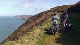 Spectacular scenery on the coast path from Hunters Inn to Woody Bay, one of Michael's favourite places in the UK